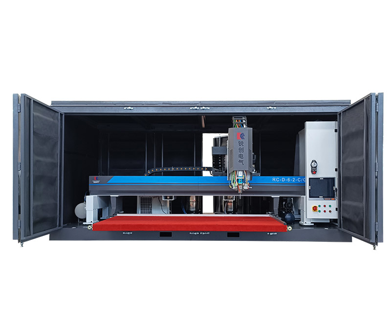 可移動(dòng)集裝箱密封點(diǎn)膠機